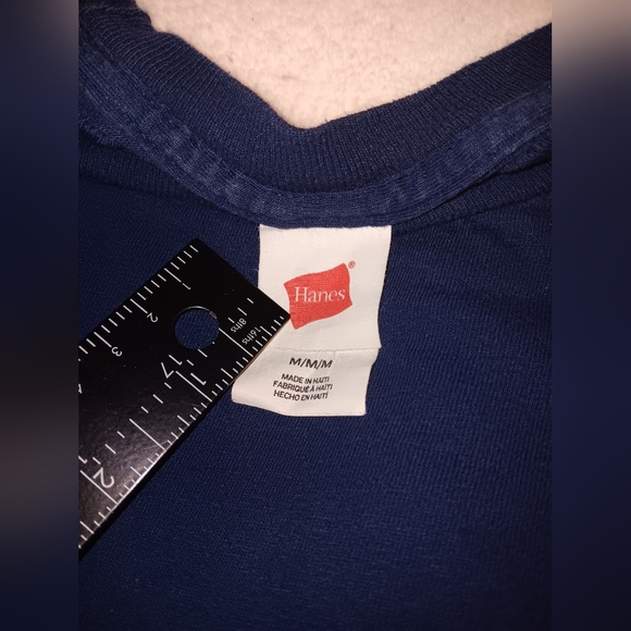Hanes Women's Medium Blue Long Sleeve Sweatshirt Pre-owned - Picture 5 of 6